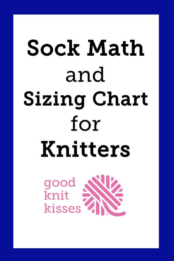 children's sock size chart