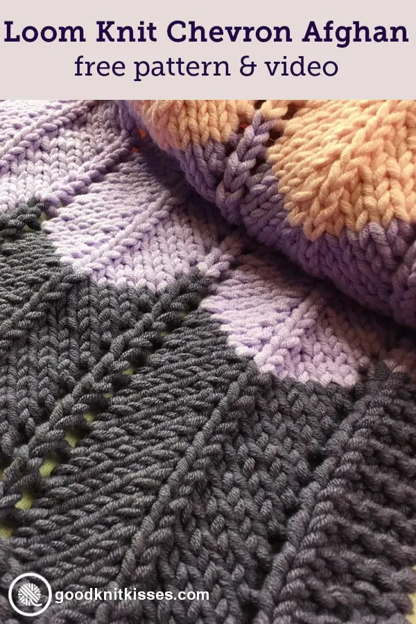 Loom Knit Ten Stitch Blanket  NEW & Improved! - GoodKnit Kisses