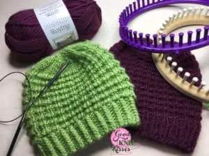 How to Loom Knit a Hat - Life on Leetown
