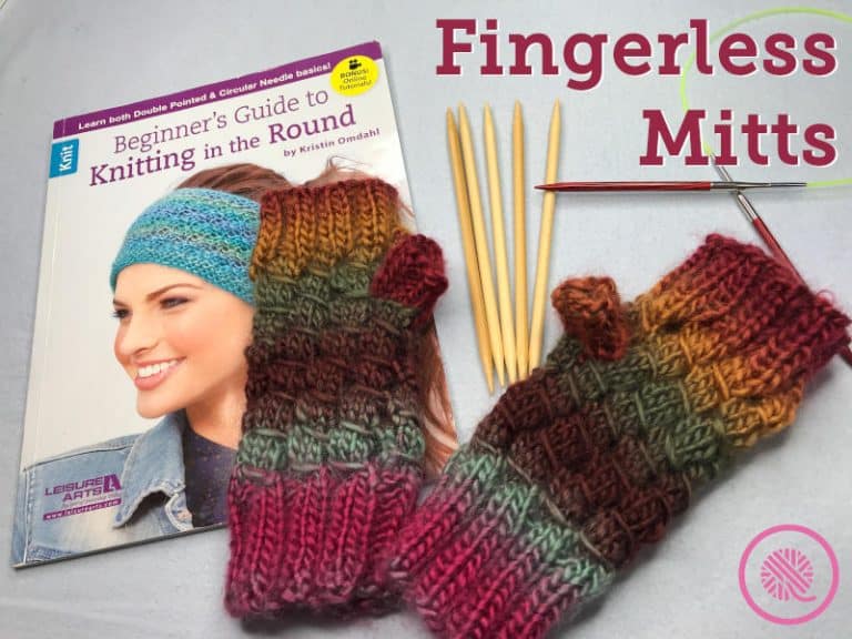 Fingerless Mitts Knit in the Round GoodKnit Kisses