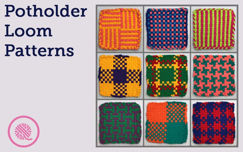 Web Ad  Potholder loom, Weaving loom projects, Diy knitting needle case