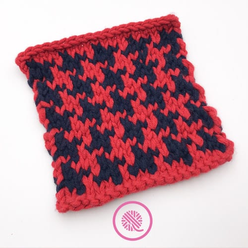 How to Knit Houndstooth (Free Stitch Pattern with Video)