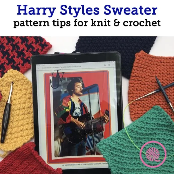 Pattern Tips to Help You Loom Knit Harry Styles' Sweater