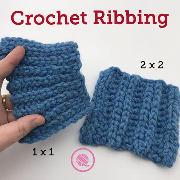 Crochet: Knit-Look Garter Stitch - Slip Stitch in Front Loop 