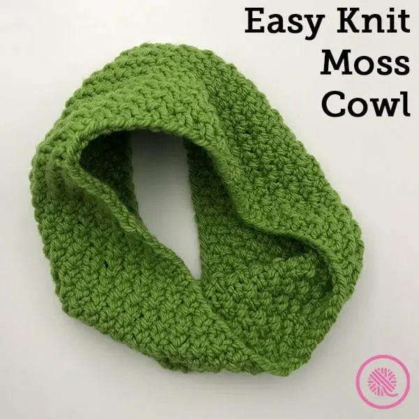 Simple Ribbed Cowl (Neck Warmer) Free Knitting Pattern for