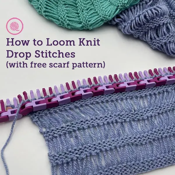 How to Loom Knit a Brioche Stitch Infinity Scarf ( DIY tutorial
