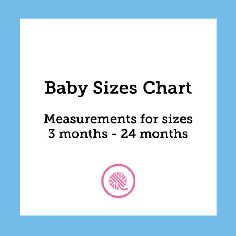 Baby Sizes Chart Common Measurements for Babies from 324 months