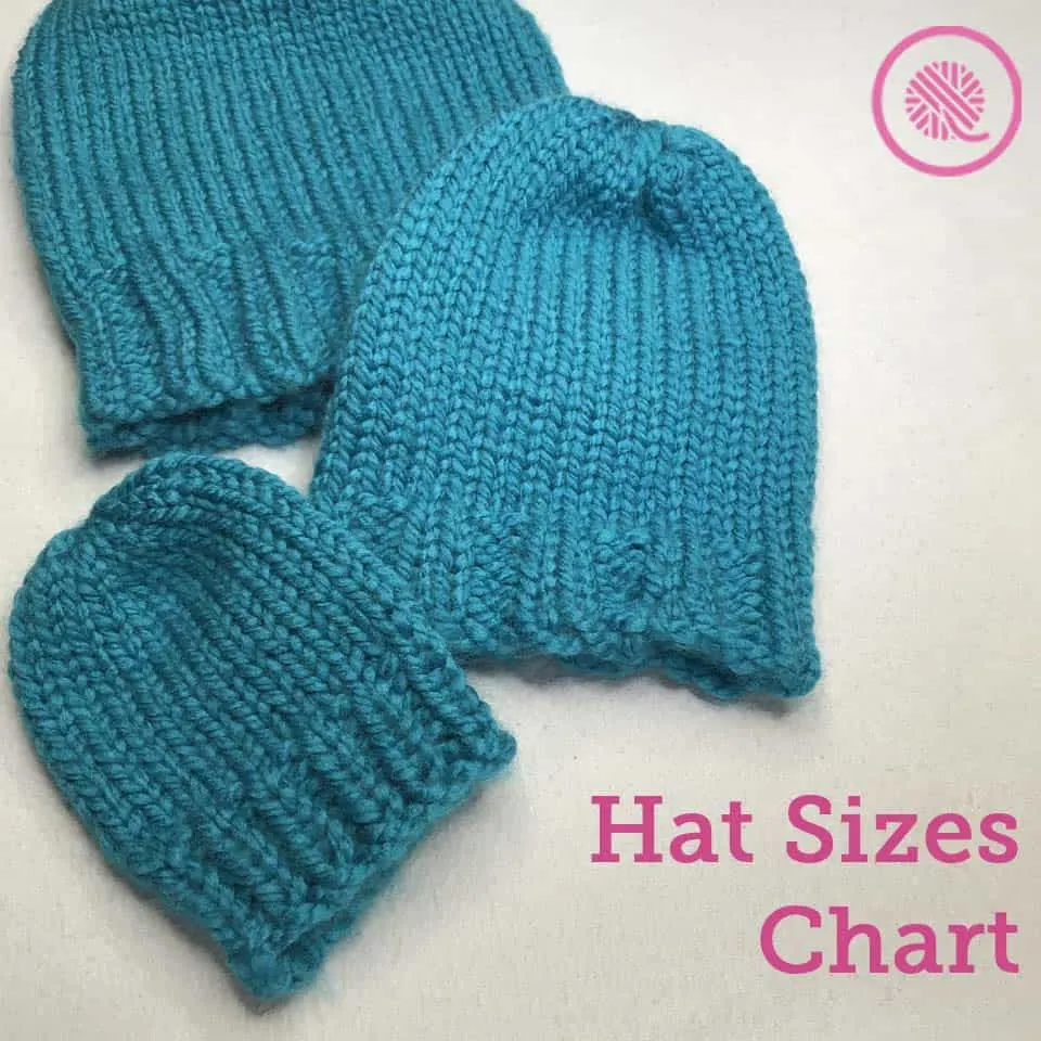 Hat Sizing Chart  Crochet hat size chart, Hat size chart, Crochet