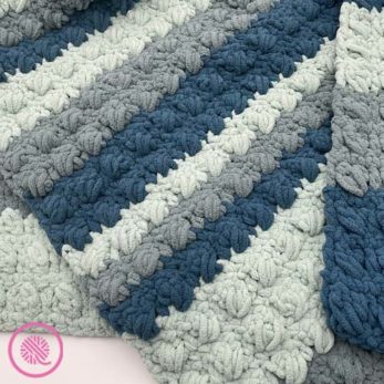 Cuddle Up with the Crossed Cluster Crochet Blanket! - GoodKnit Kisses