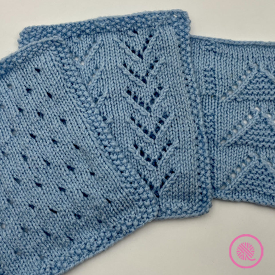 How to Knit 3 Easy Eyelets (Lace Knitting) GoodKnit Kisses