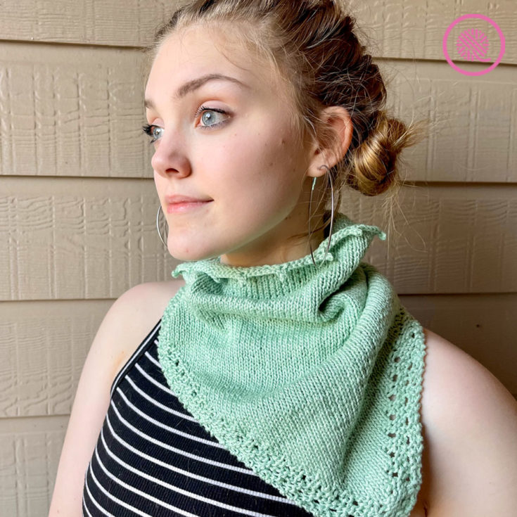 Learn to Loom Knit Grandma's Eyelet Shawl - GoodKnit Kisses