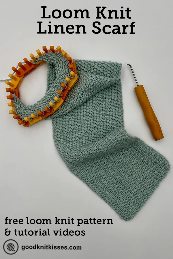 Easy Loom Knitted Scarf 