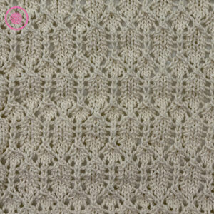 needle knit lacy tablecloth stitch pattern