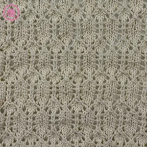 needle knit lacy tablecloth stitch pattern