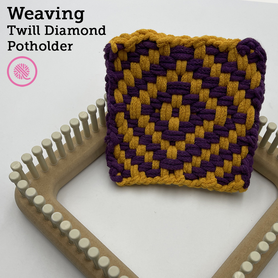Web Ad  Potholder loom, Weaving loom projects, Diy knitting needle case