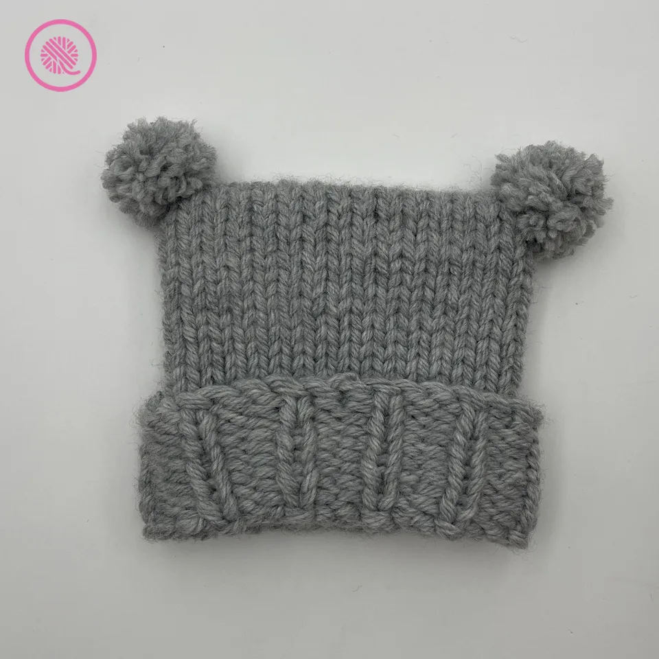 loom knit envelope hat 4