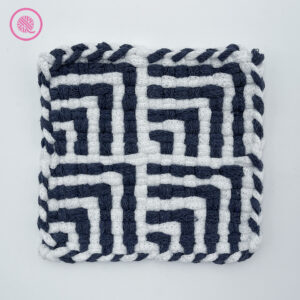 four corners potholder design