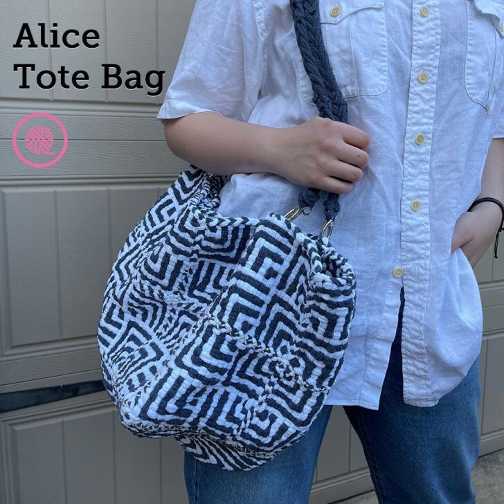 Introducting: The Woven Alice Tote Bag Pattern