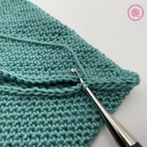 crochet the classic thick potholder slip stitch closed