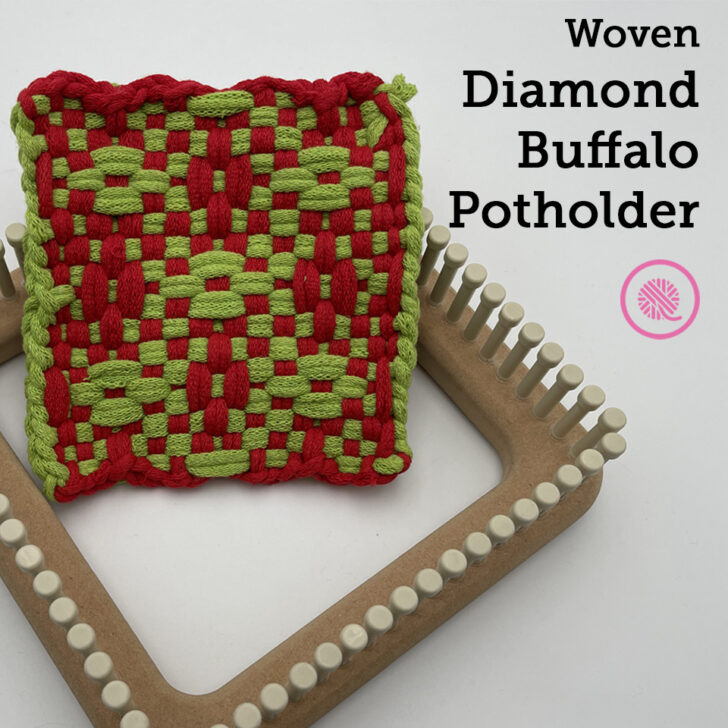 Make the Festive Diamond Buffalo Weaving Design!