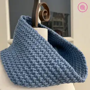 loom knit the herringbone cowl