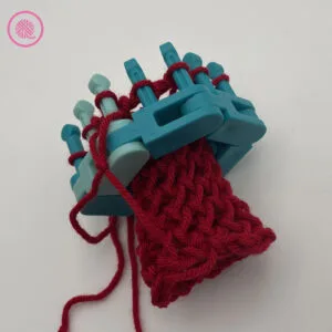 easiest loom knit ornament