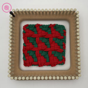 weave the triangle blocks potholder