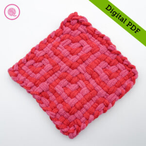 PDF: Woven Raining Hearts Potholder Pattern - Image 2